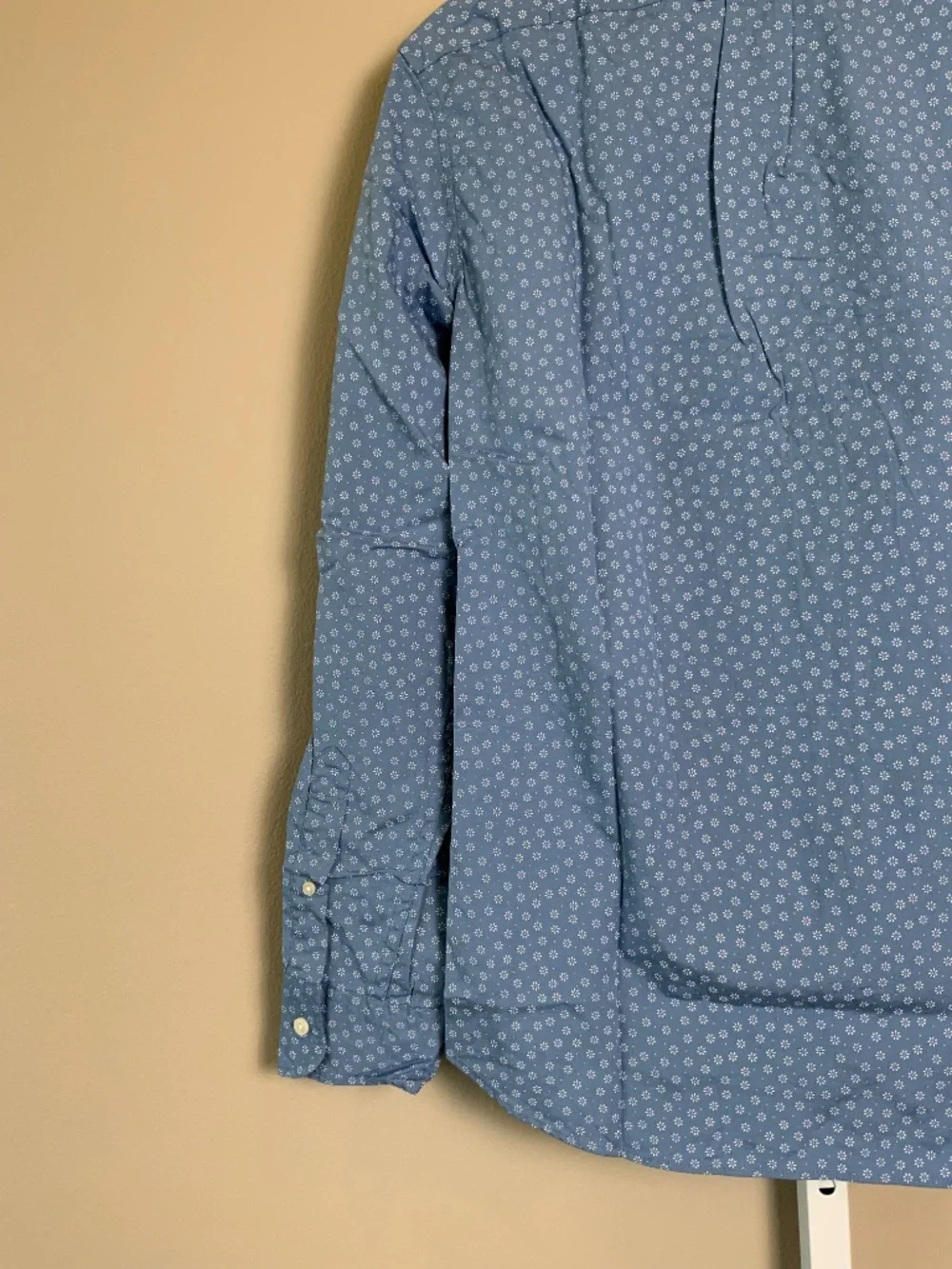 J. Crew Slim Stretch Secret Wash Cotton Poplin Button Down Shirt in Daisy